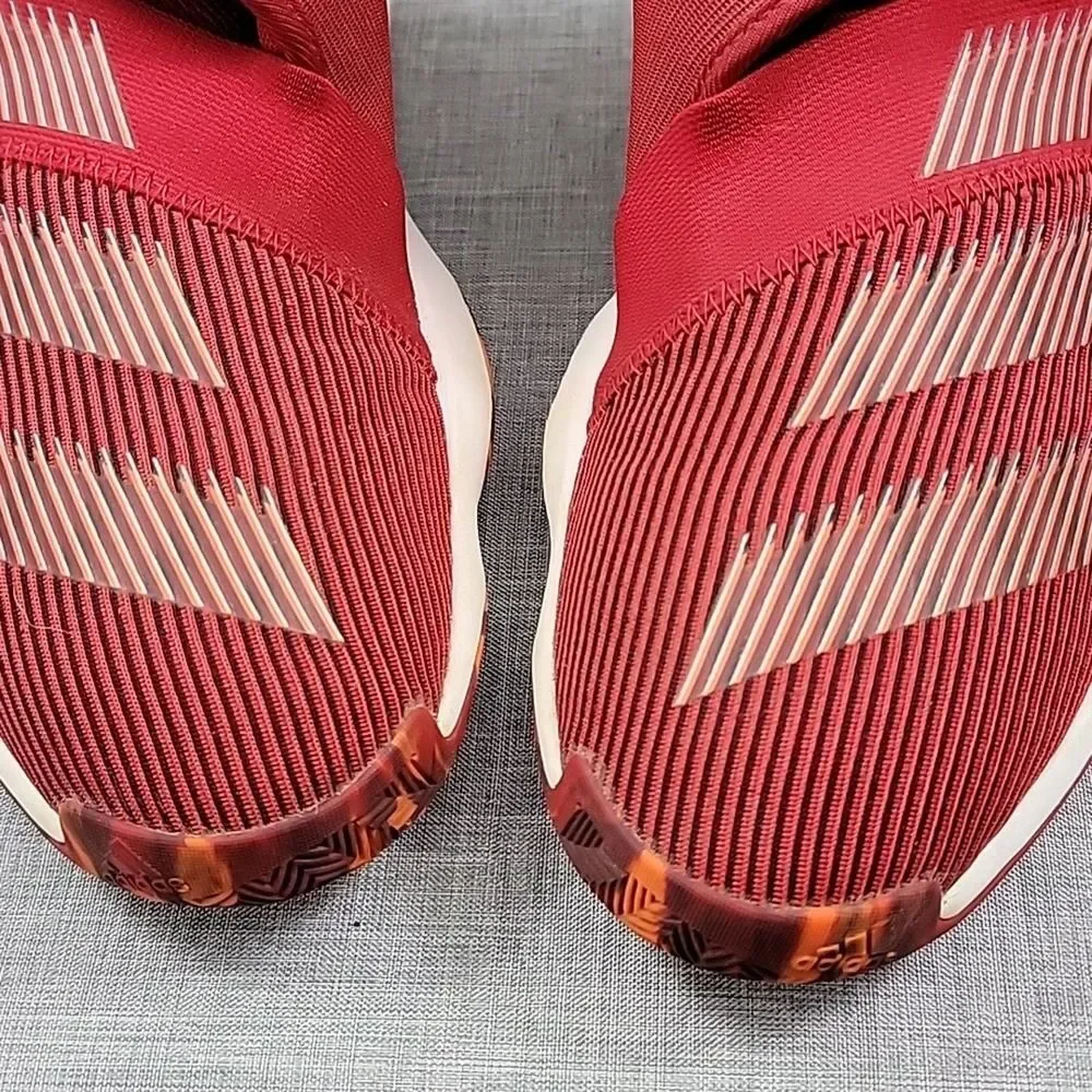 Adidas Red Harden EUC B/E 3 EF3602 Strap Mid Top Basketball Shoes SZ 7